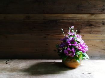 Close-up of potted plant on table