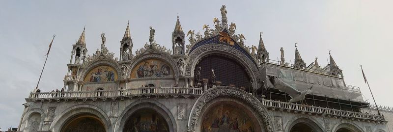 Low angle view of church