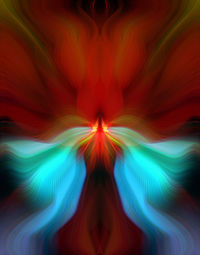 Full frame shot of multi colored light painting