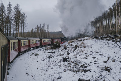 Snow covered landscape