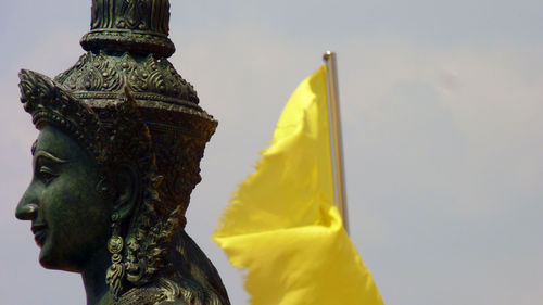 Close-up of buddha statue