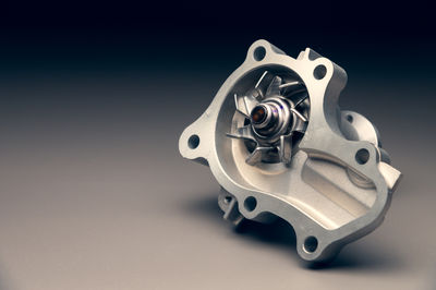 Close-up of machine part