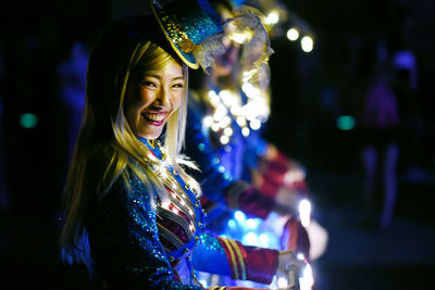 Portrait of a smiling young woman