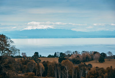 Scenic view of landscape against sky