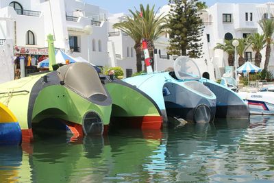 Boats in canal