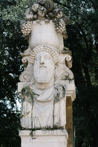 Statue of buddha against trees