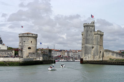 Entry of la rochelle's harbour