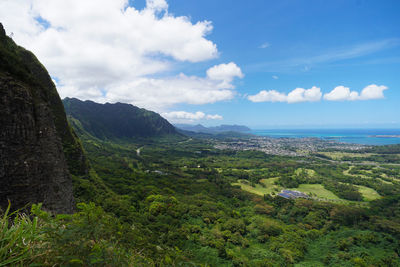 Scenic view of landscape against sky