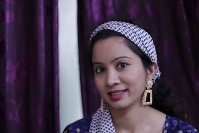 Portrait of a smiling young woman