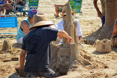 People at beach