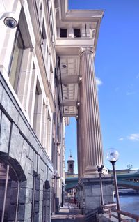 Low angle view of building against sky