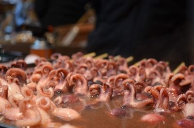 Close-up of food for sale in market