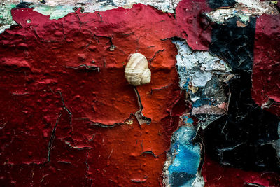 Full frame shot of red brick wall