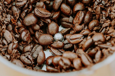 Full frame shot of coffee beans