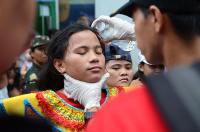 Close-up of boy