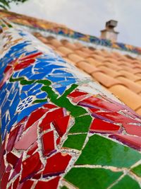 Close-up of multi colored sky