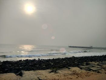 Scenic view of beach