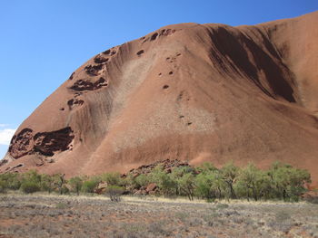 Scenic view of desert against sky