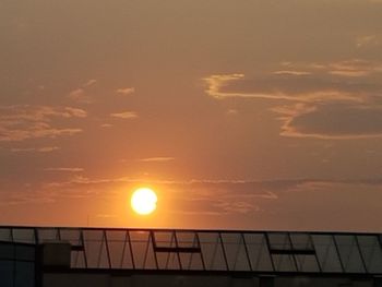 Scenic view of sky during sunset