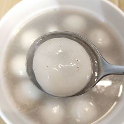 High angle view of breakfast in bowl