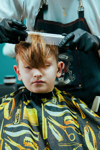 Child hair cut