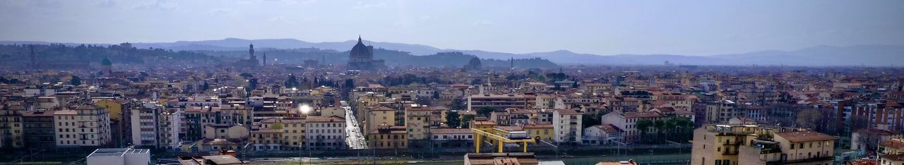 Aerial view of buildings in city