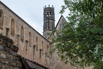 Low angle view of historical building against sky