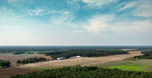 Scenic view of landscape against sky