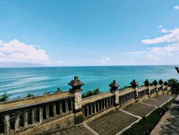 Panoramic view of sea against sky