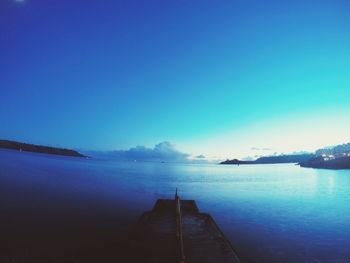 Scenic view of calm sea