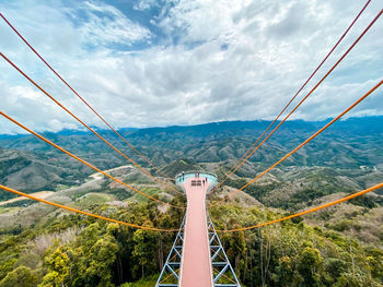 Scenic view of bridge against sky