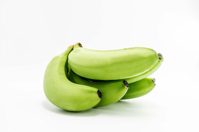 Close-up of apple against white background