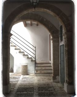 Archway of historic building