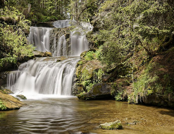 Waterfall in forest