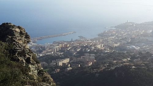 Aerial view of city