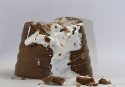 Close-up of white object on white surface