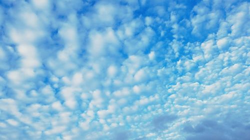 Low angle view of clouds in sky