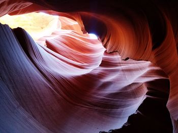 Rock formations in cave