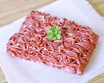 Close-up of cake on plate