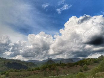 Scenic view of landscape against sky