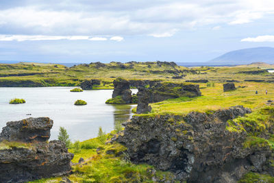 Scenic view of landscape against sky