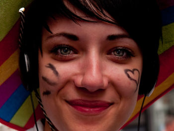 Portrait of smiling young woman