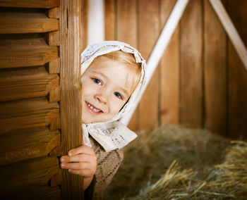 Portrait of smiling boy