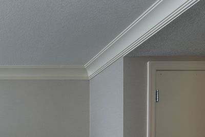 Low angle view of window in building