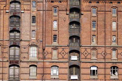 Low angle view of building in city