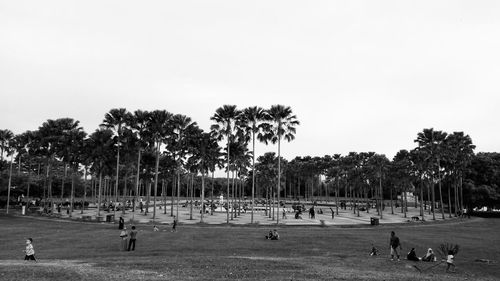 People in park