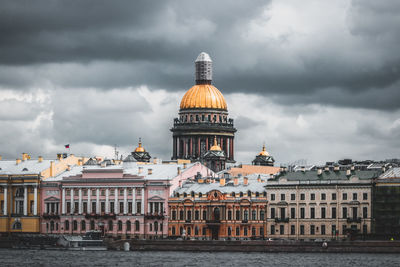 View of cathedral against cloudy sky