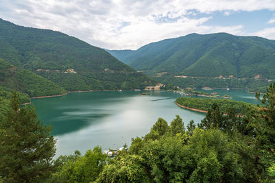 Green hills around vacha dam.