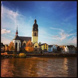 River with buildings in background