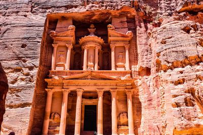 Low angle view of historical building